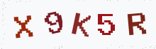 Captcha image - type the characters you see